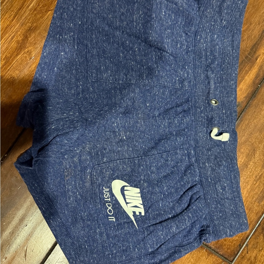 Nike Men's Heathered Navy Athletic Shorts